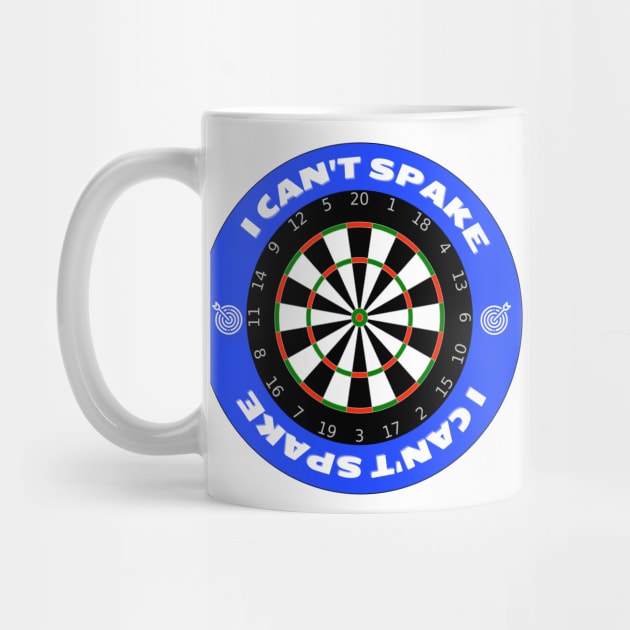 i can't spake wayne mardle iconic commentary in world darts final by Darts Tees Emporium